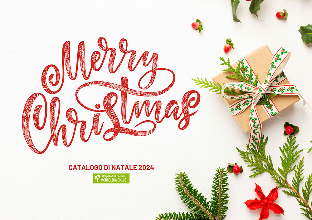 Catalogo campagna di Natale - Cooperativa Monscleda 2024